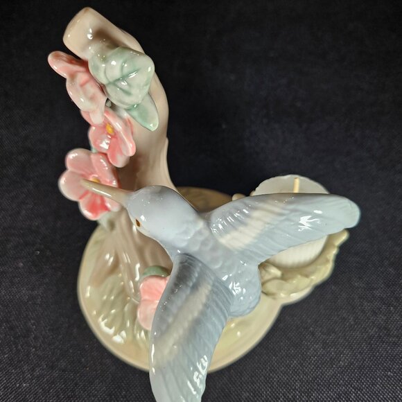 Beautiful Hummingbird Figurine And Votive Candle Holder. Anco/House of Lloyd - Picture 7 of 10